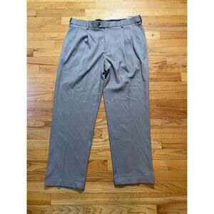 Savane Men's Travel Intelligence Pants 38W 29L Flex Waist Stretch Fabric Tan